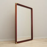 Mahogany-framed mirror, Danish design, 1970s, production: Denmark