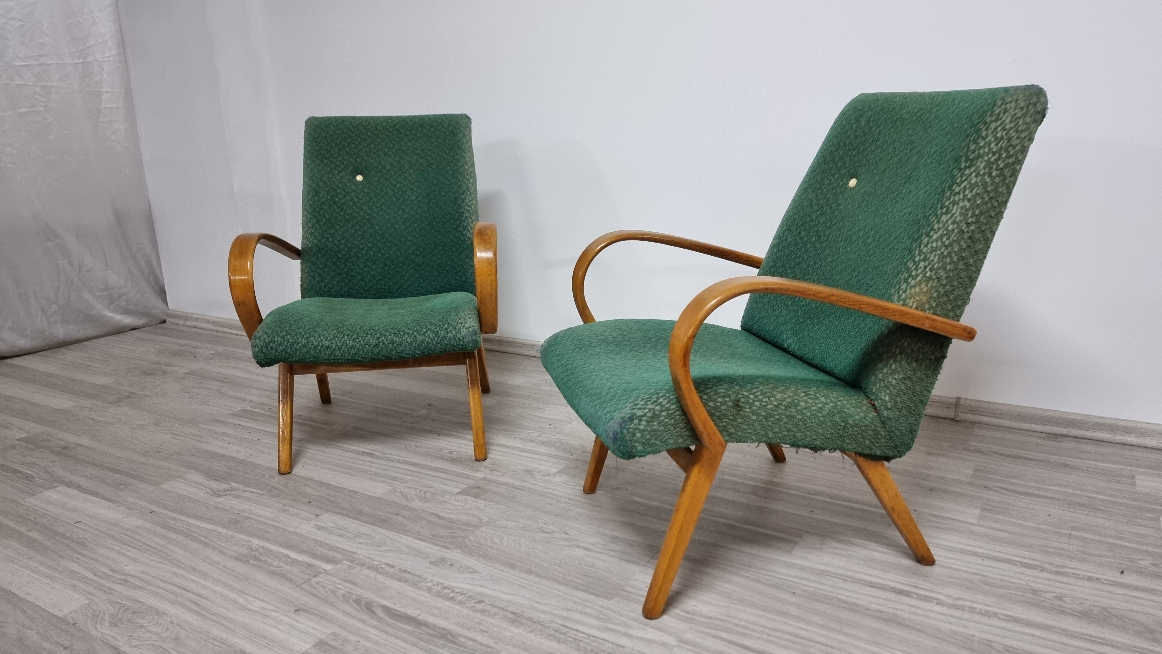 Fauteuils vintage par Jaroslav Smidek, années 1960