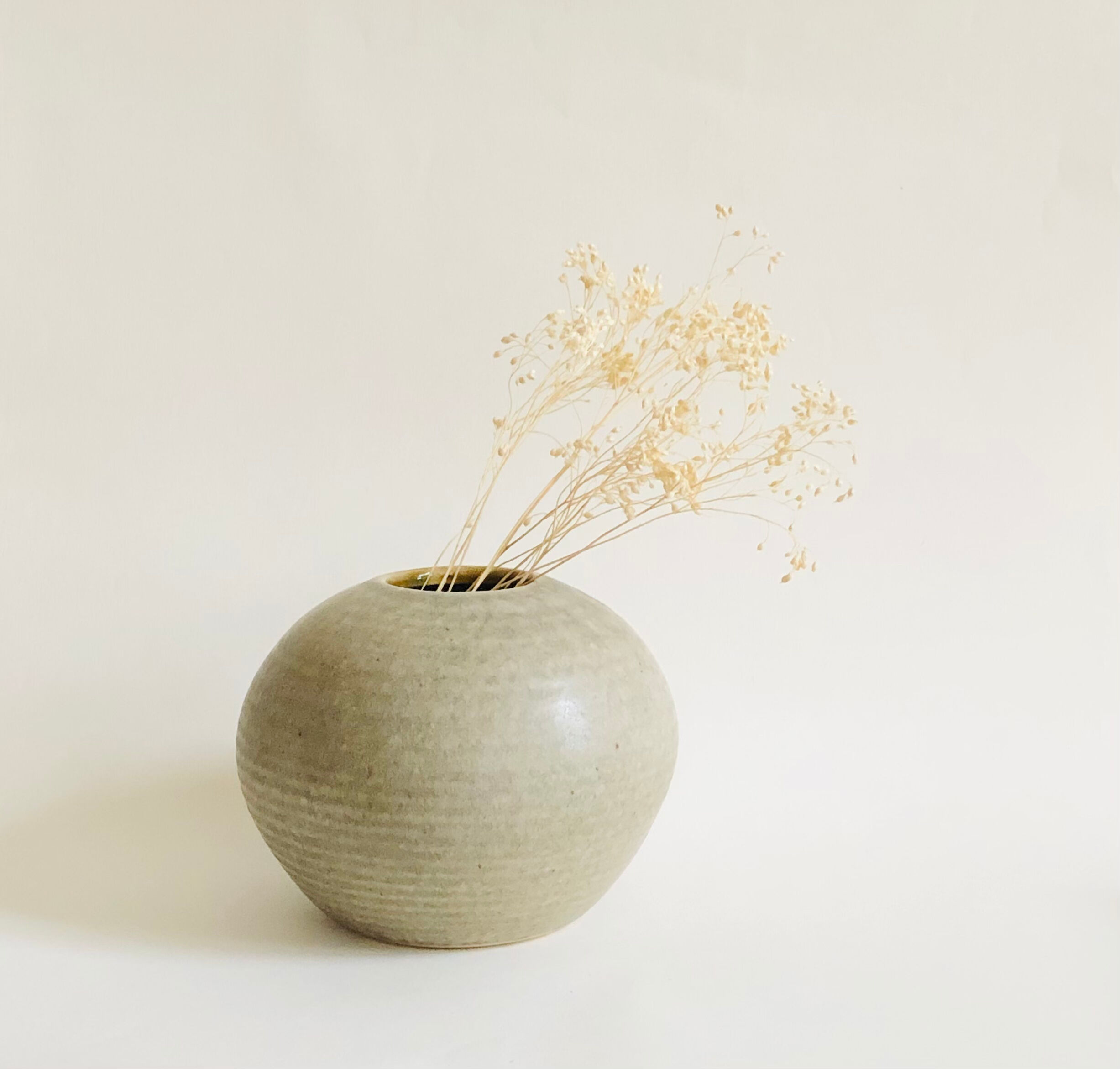 Vintage Ball Vase in Dutch Ceramic