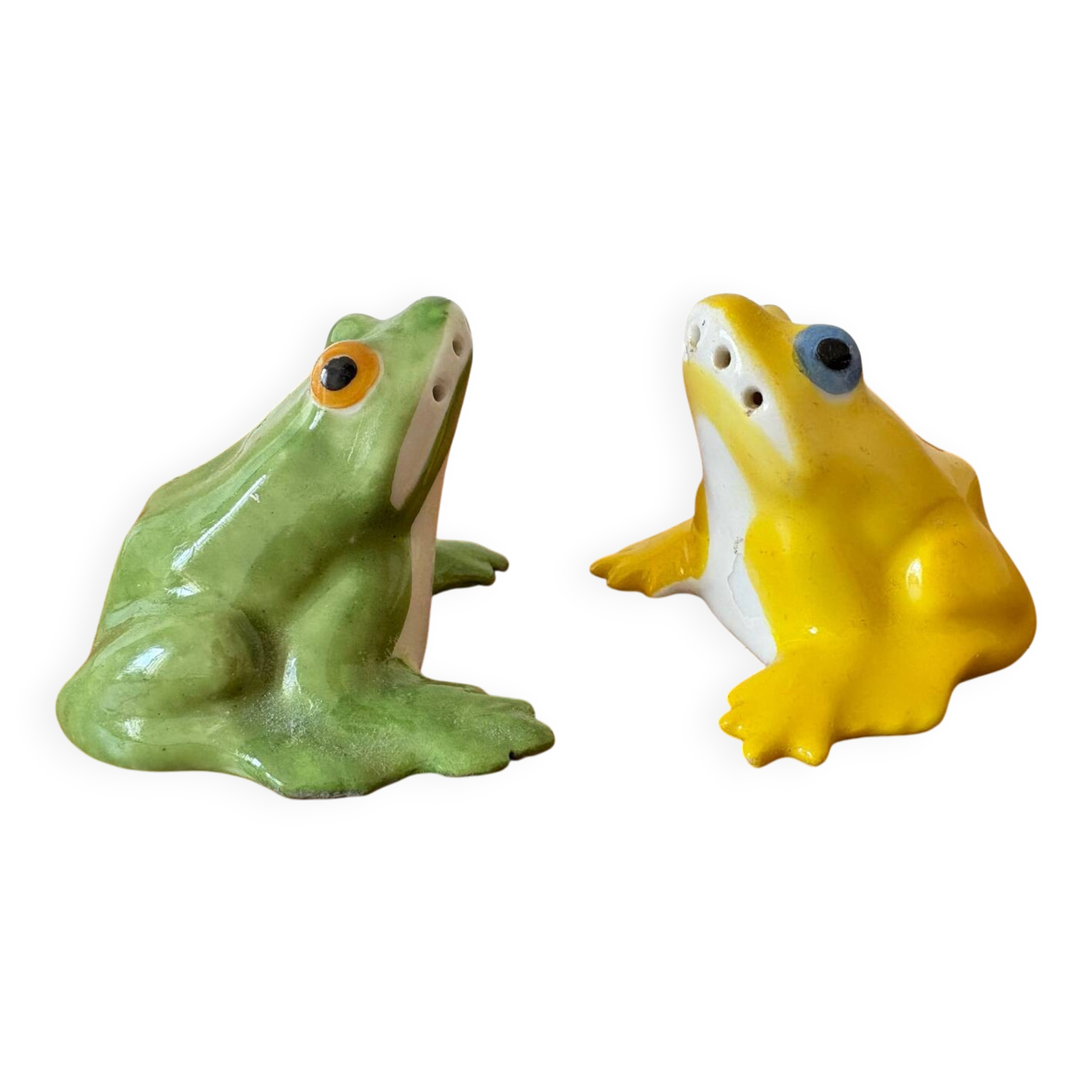 Salière et poivrière grenouilles de Sandoz