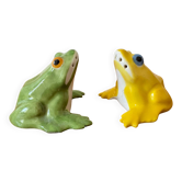 Salière et poivrière grenouilles de Sandoz