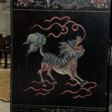 Coromandel lacquered Chinese screen with 6 panels