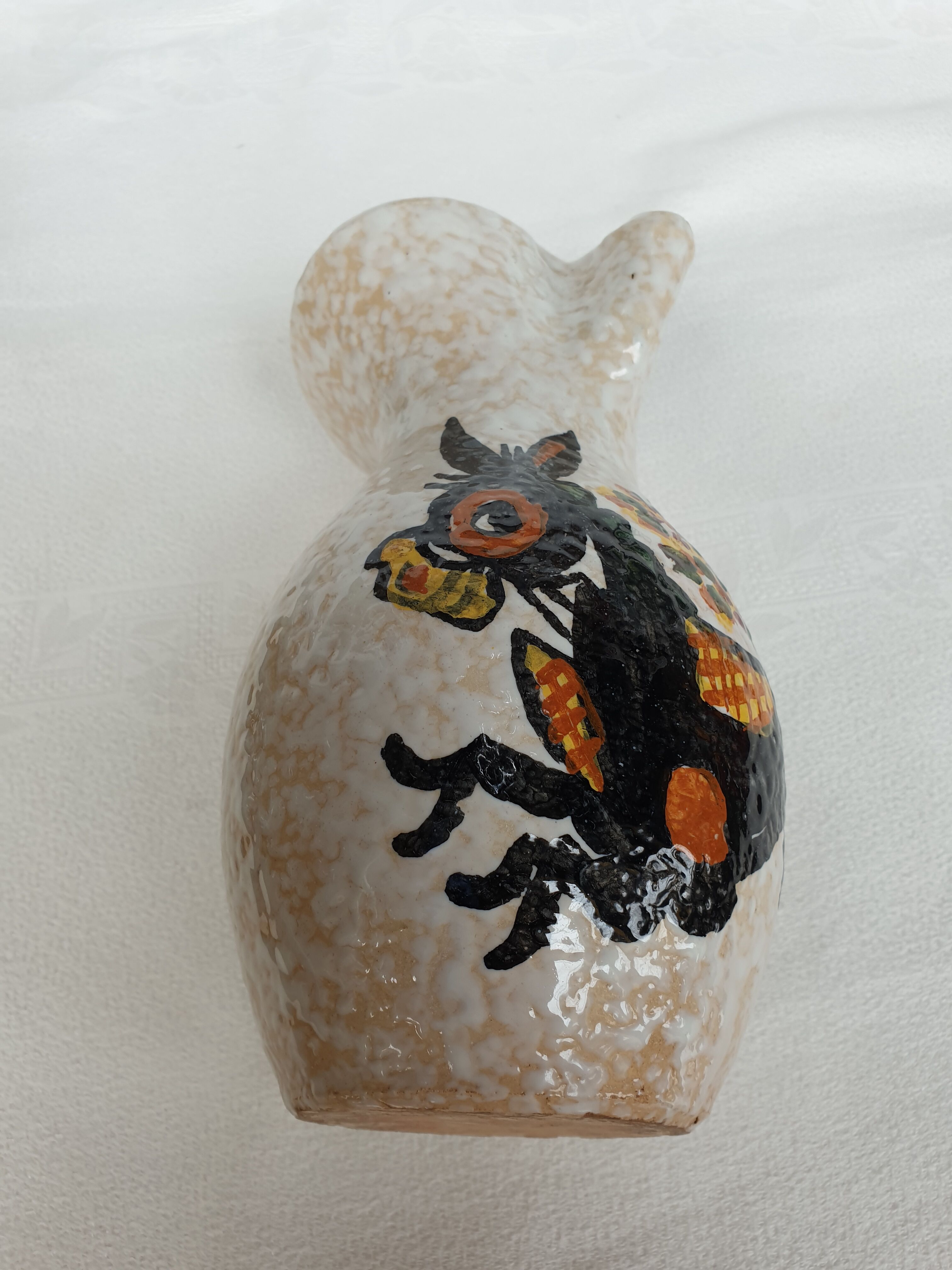 Vallauris Vintage Ane Vase with Flowers