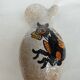 Vase Vallauris vintage ane aux fleurs