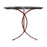Table d'appoint piétement faux bambou