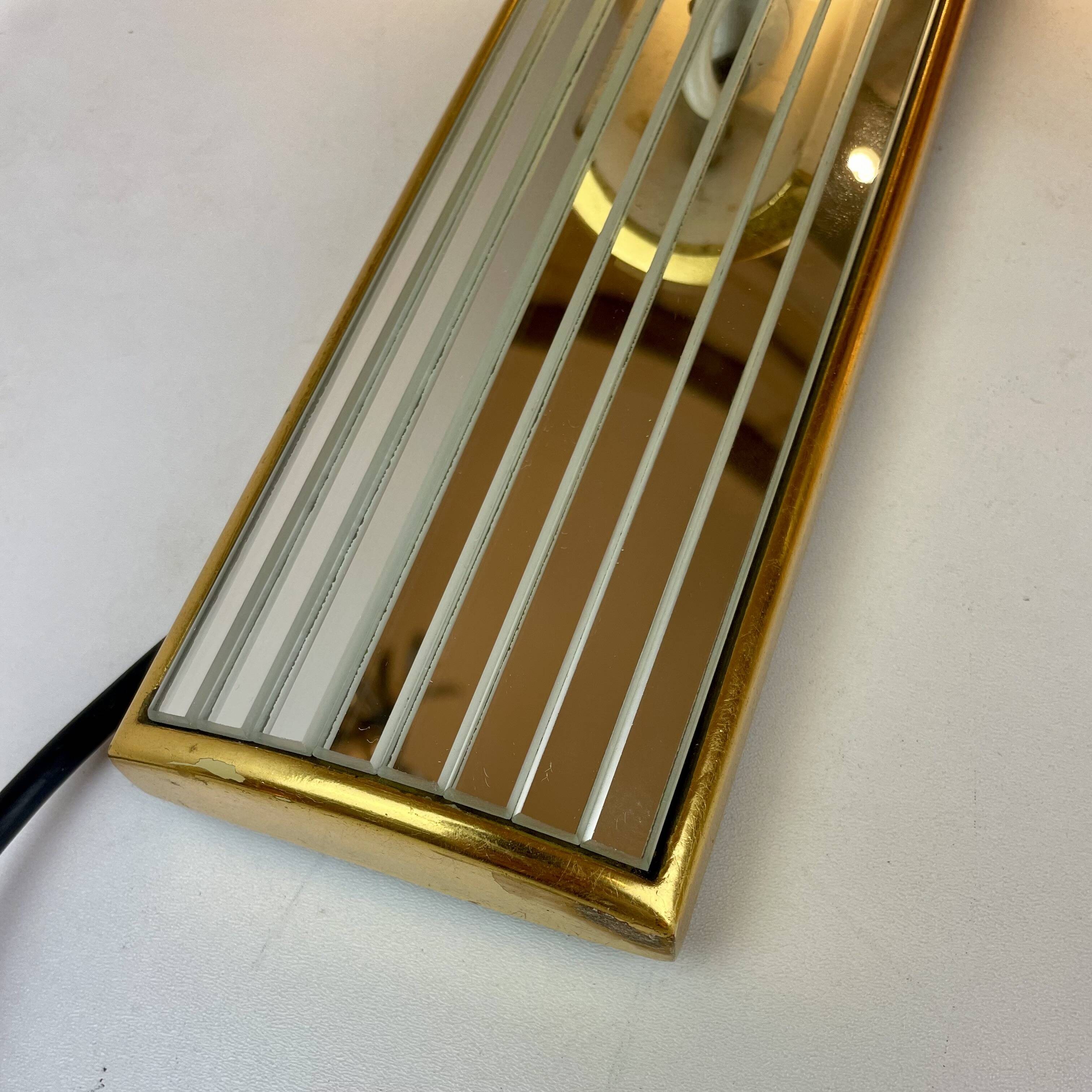 Pair of Mirrored Sconces by Deknudt, 1980s