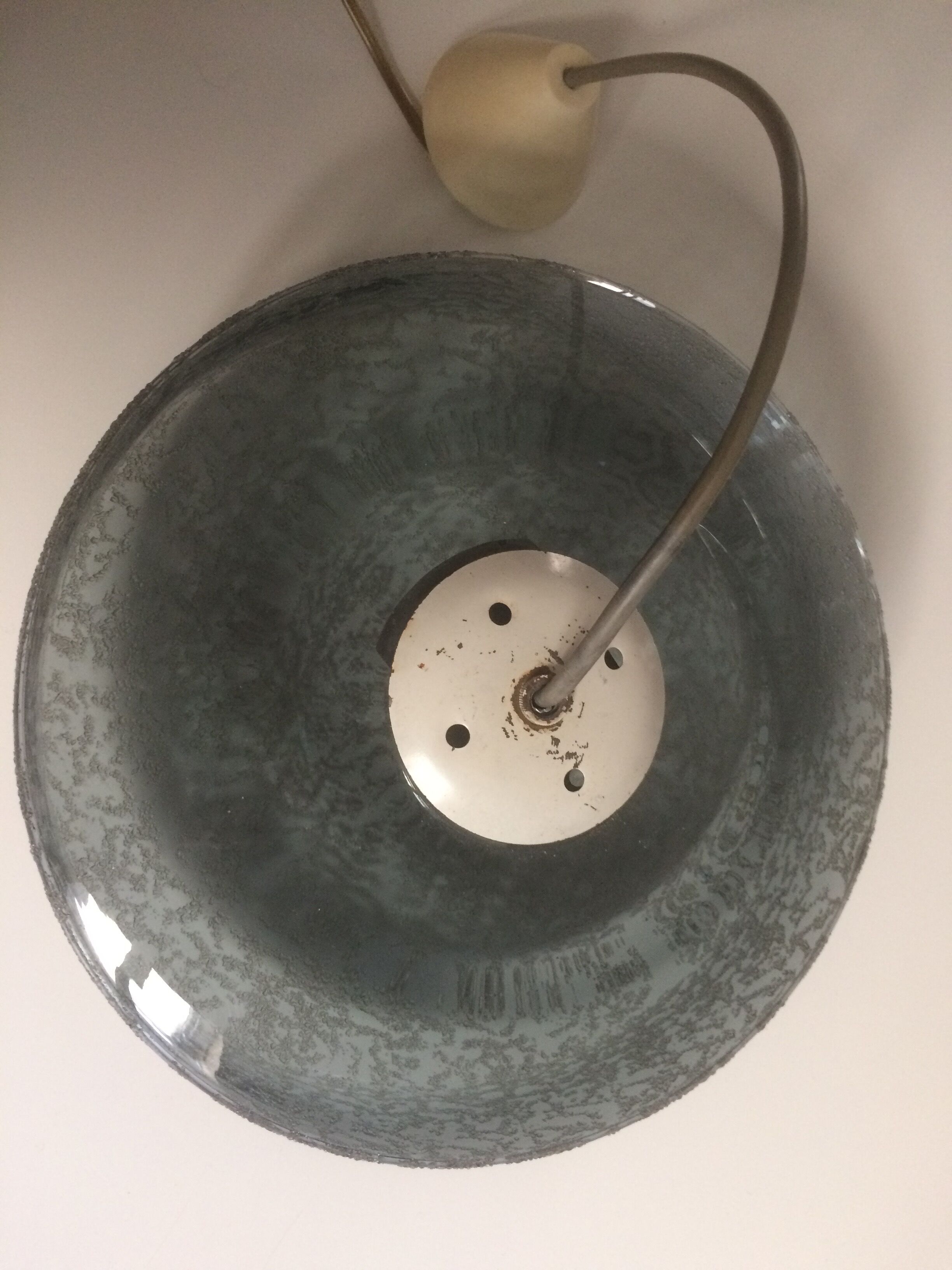 Smoked glass suspension 70s