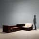 Light simple old marine style in mahogany veneer Italy 20th century