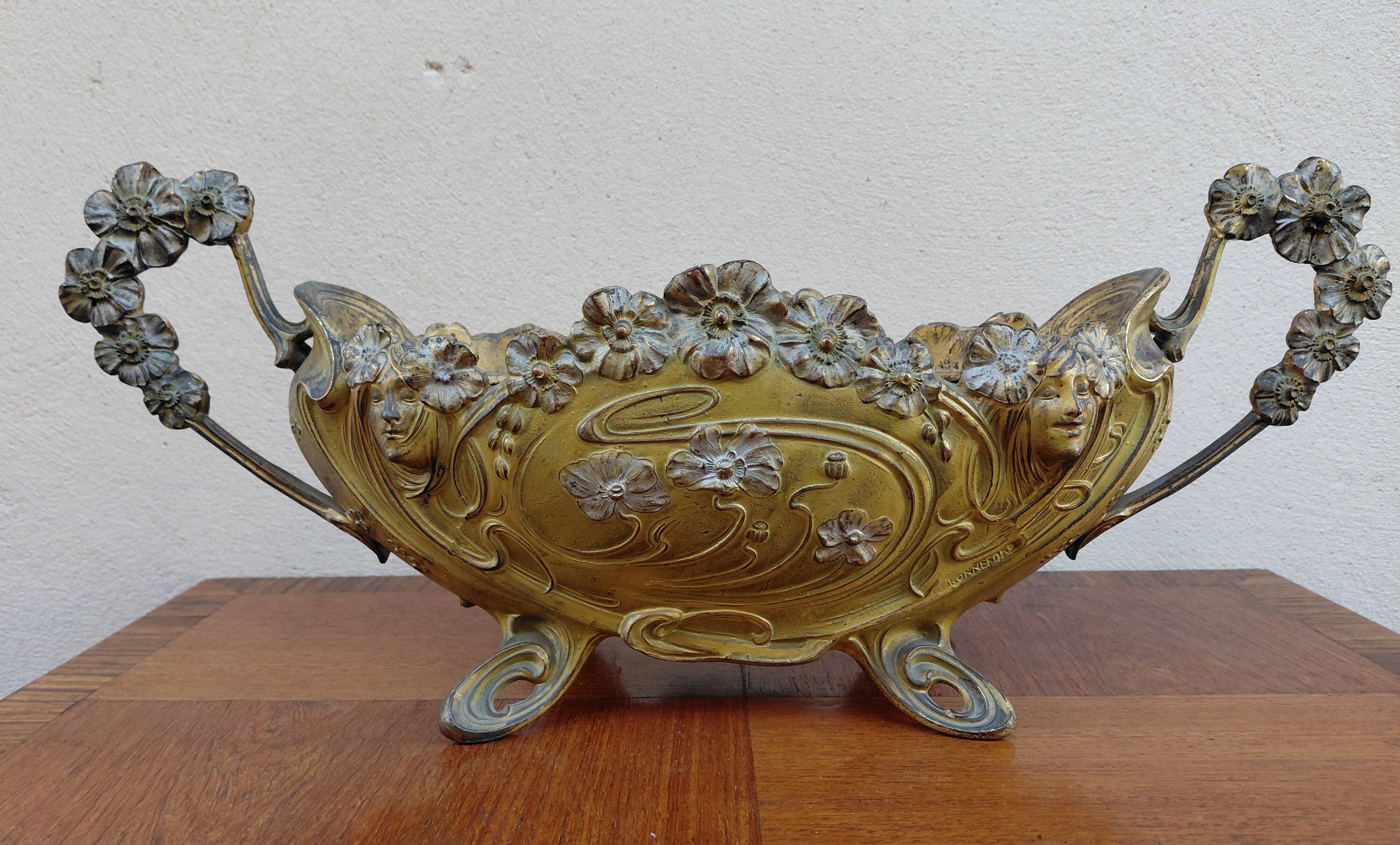 Jardinière en bronze de Claude Bonnefond