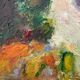 Vintage Original Expressionist Oil On Canvas By A. Eres, 1977