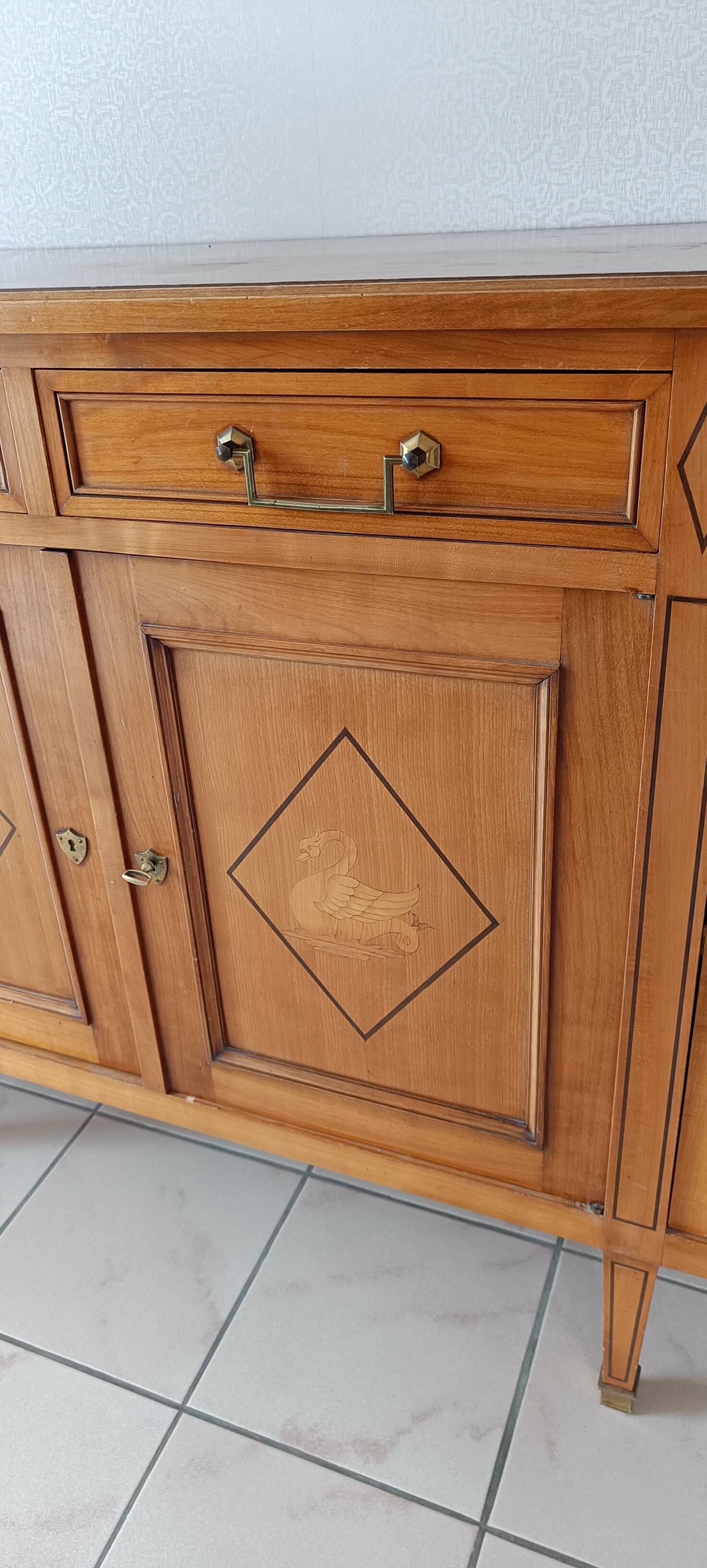 Buffet enfilade style directoire