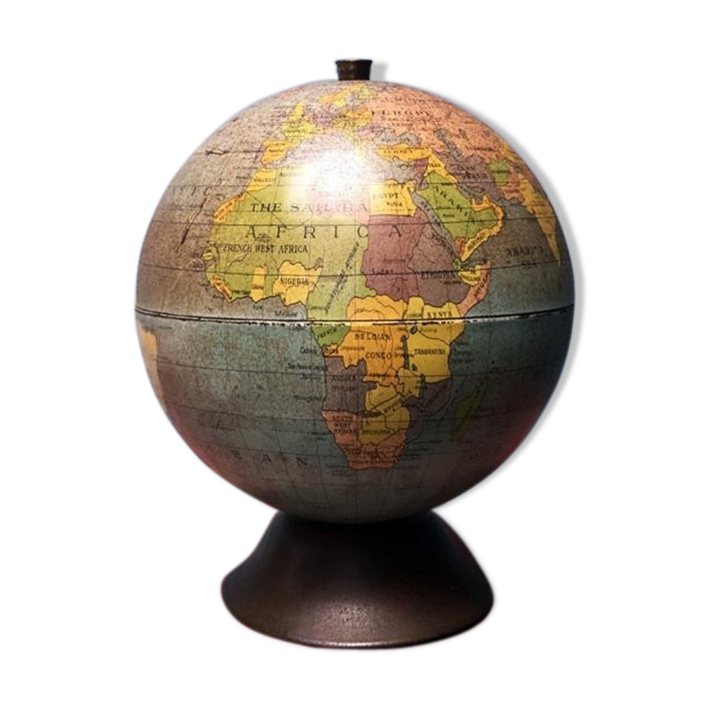 Ancient earth globe