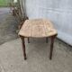 Table ronde rabattable