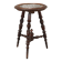 Table d’appoint en pin suisse avec plateau en marbre noir - Italie XXe siècle