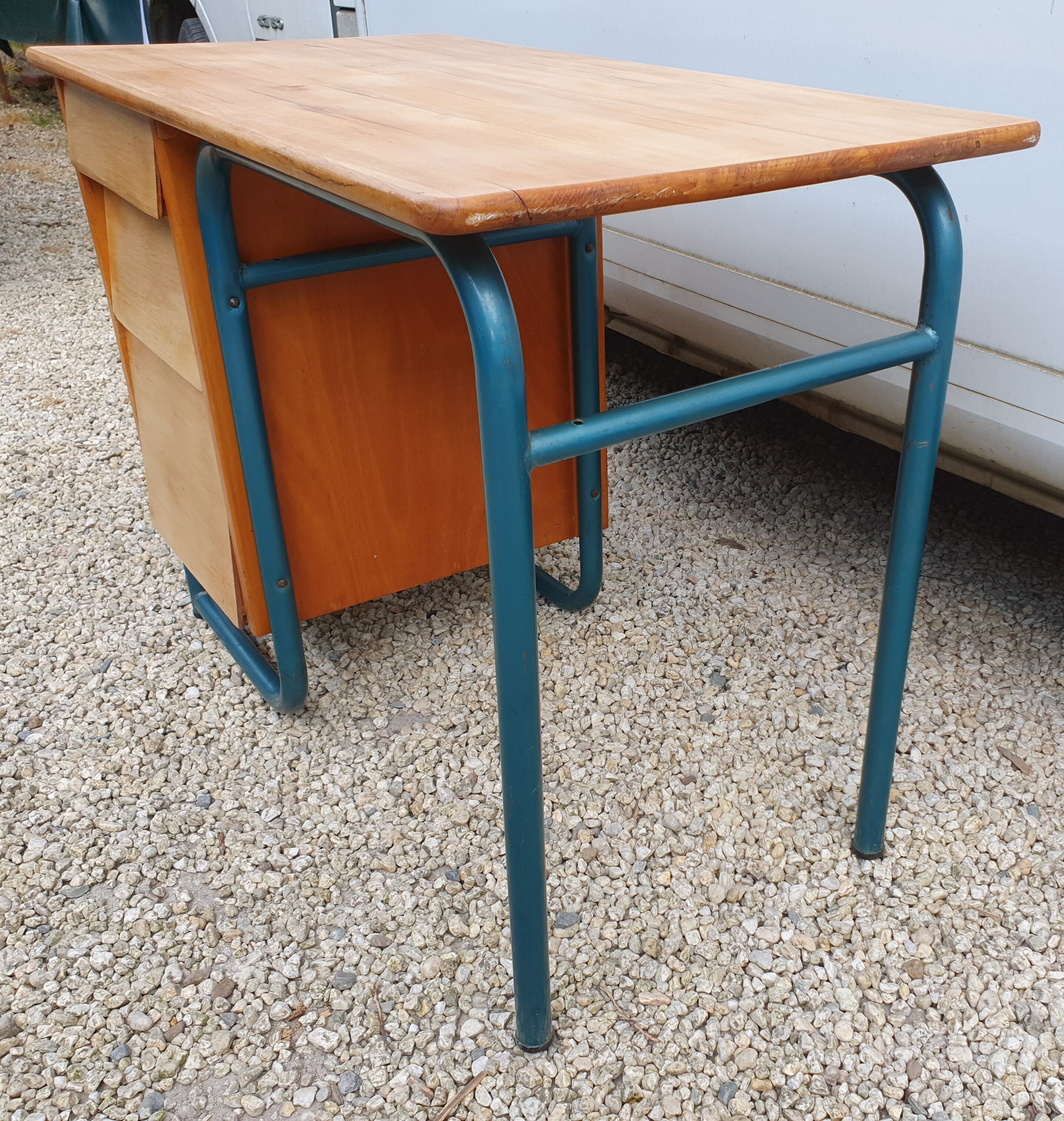Small vintage desk foot tube