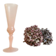 Soliflore en opaline rose