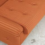 Complete orange salon JITONA in Atlantis Space Age style from the 1970s.