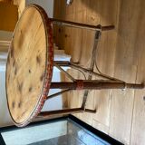 Braided rattan table
