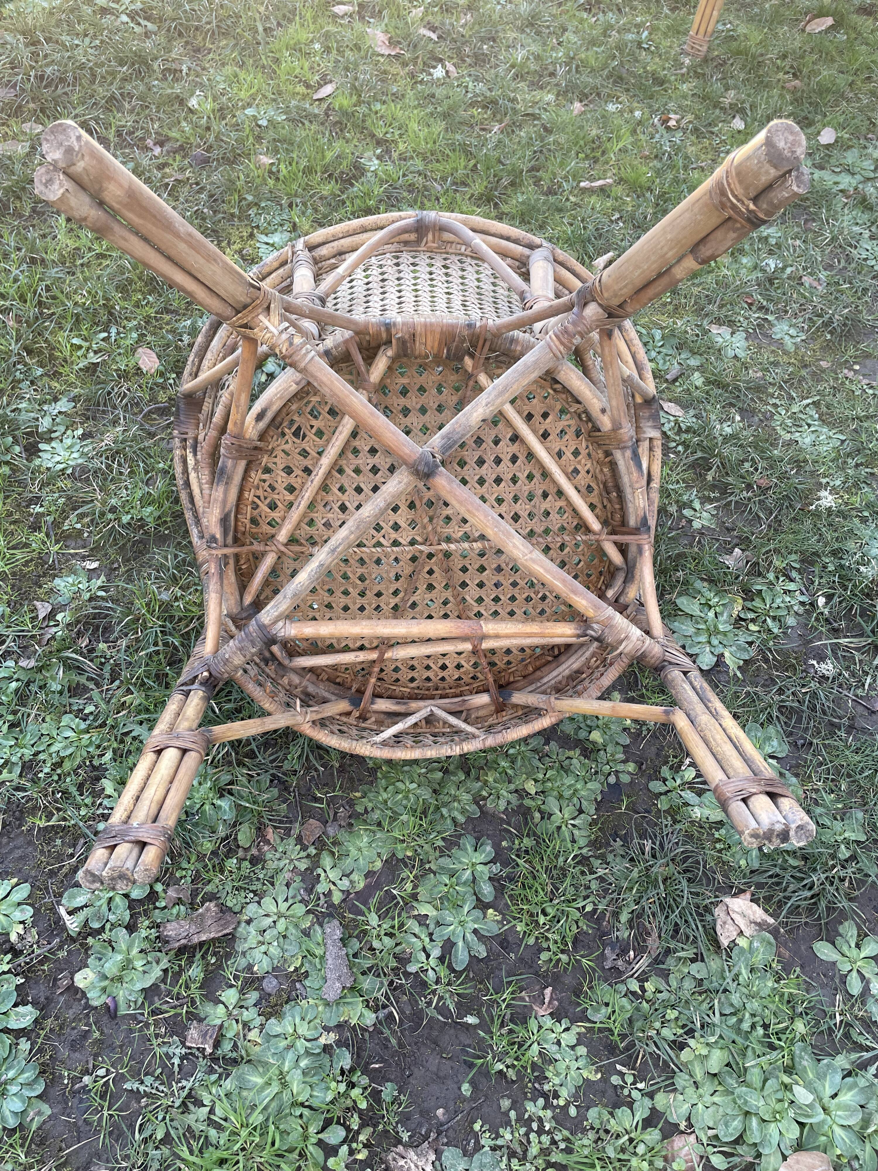 Rattan garden furniture