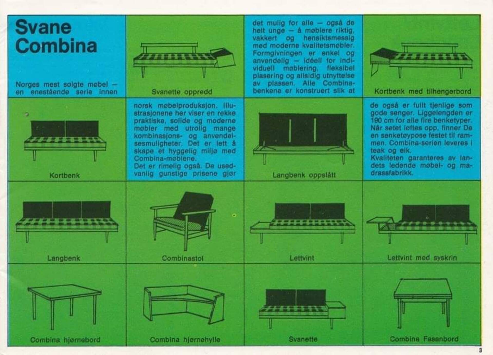 Set de Salon Ingmar Relling par Ekornes,  Mid-Century Scandinave 1960s