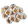 12 Niderviller plates with a fish net design.