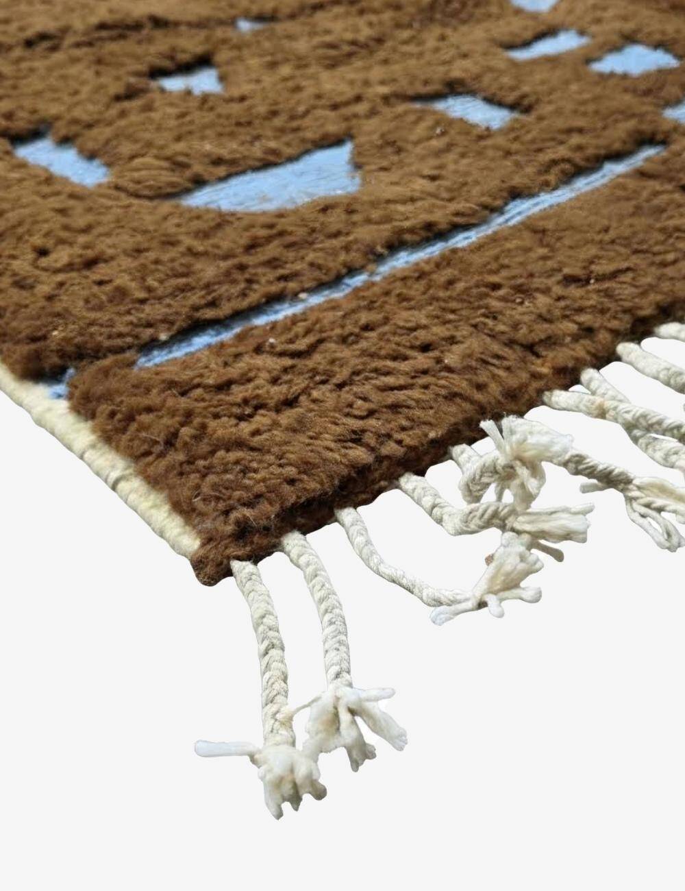 Moroccan Rug Brown Chocolate - 240 x 220 cm