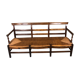 Mulched bench Provençal oak and walnut in late 18th century