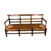 Mulched bench Provençal oak and walnut in late 18th century