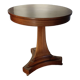 English marquetry pedestal table