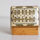 Old wooden box and mother-of-pearl