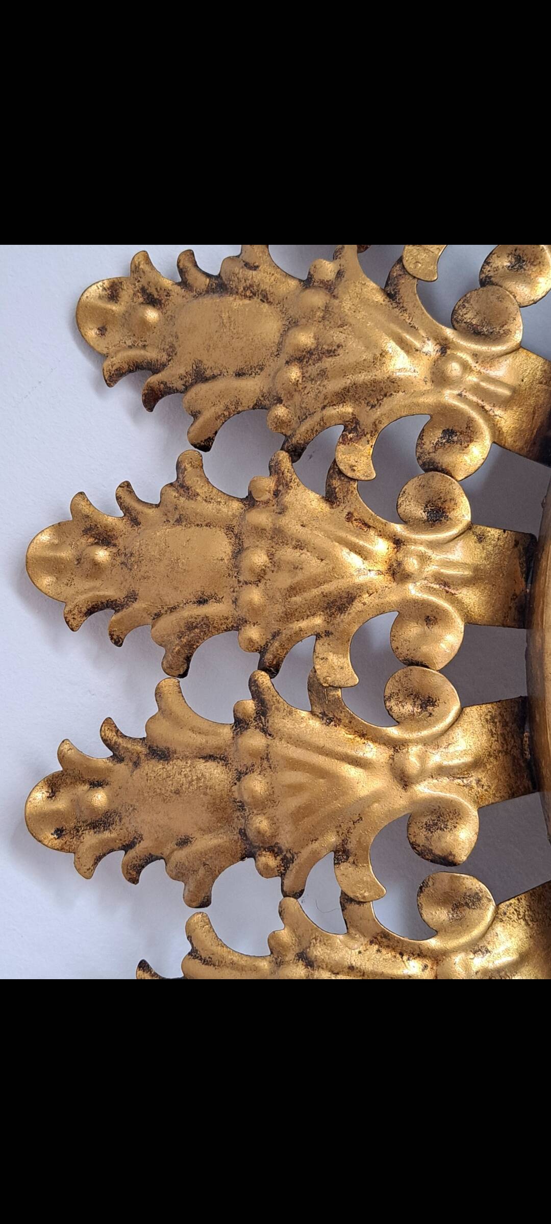 Metal sun mirror