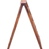Old double wooden stepladder