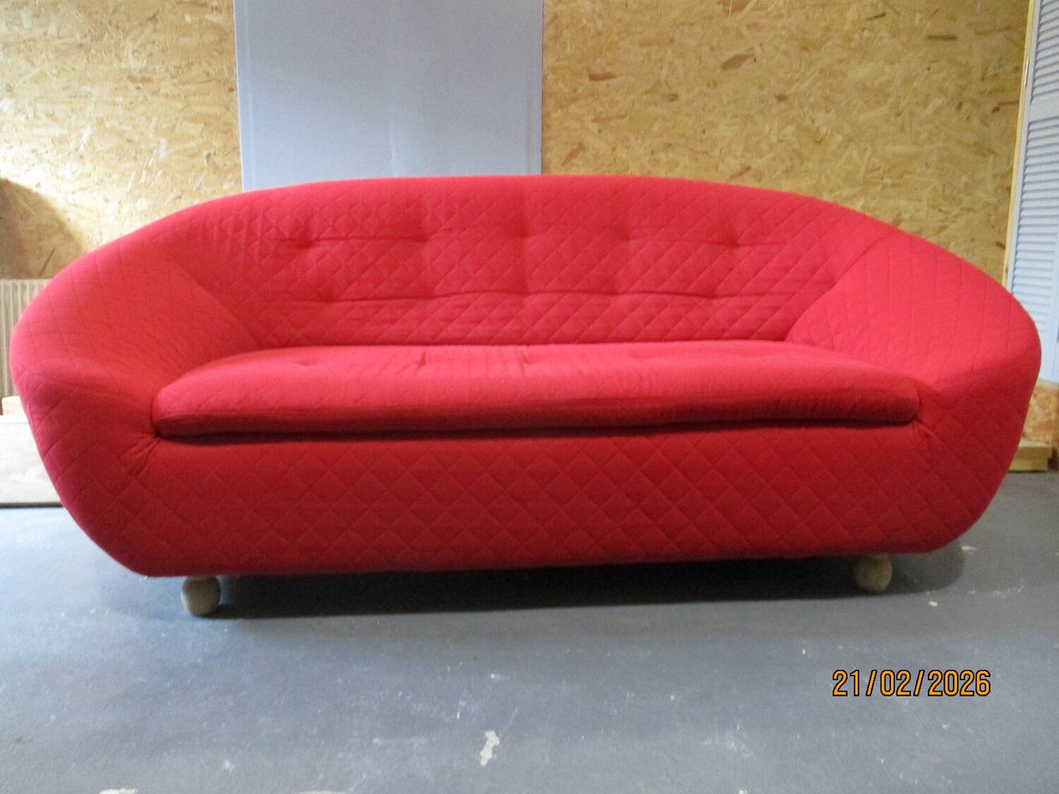 Canapé 3 places style Ploum Bepop