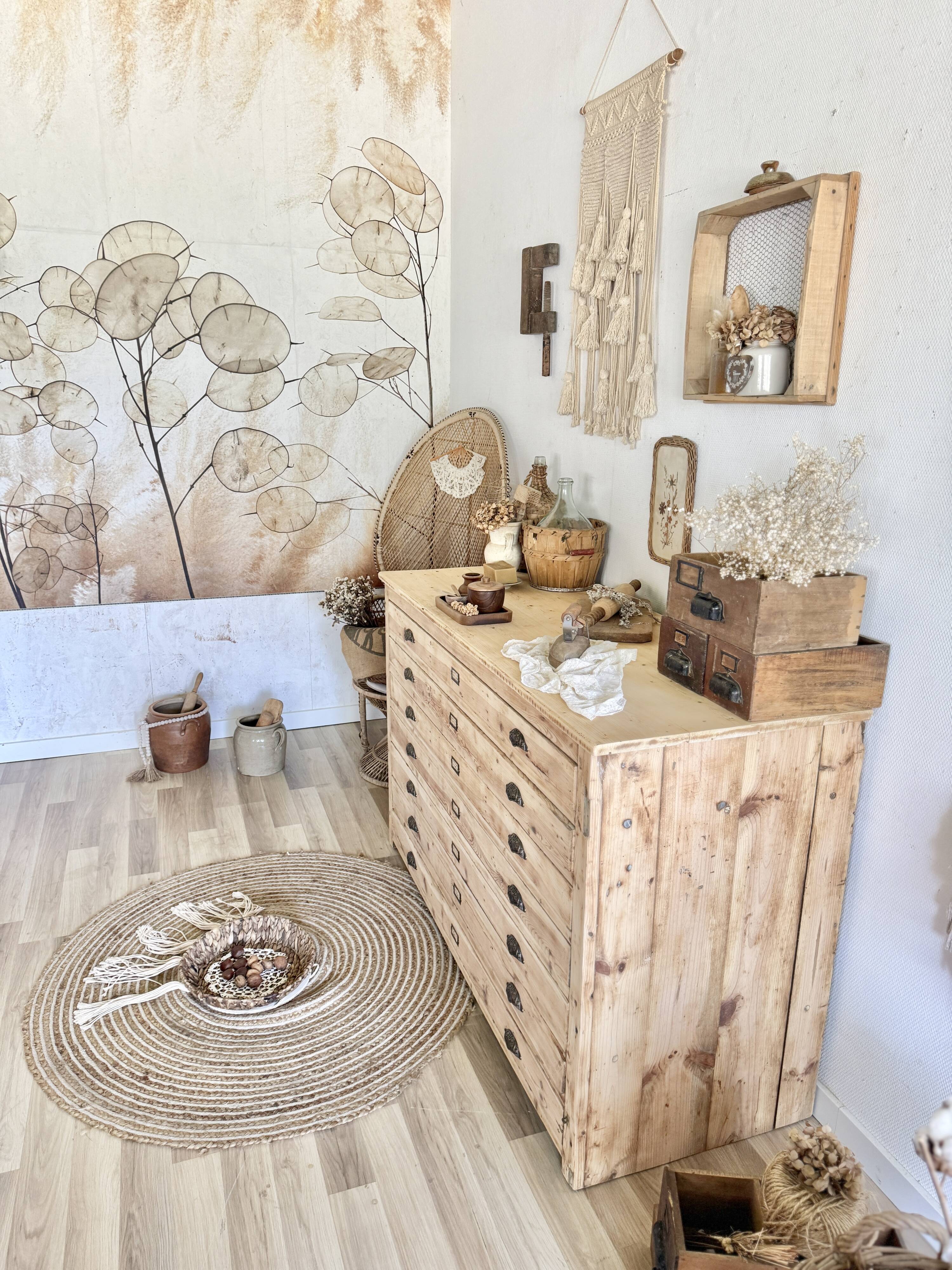 Meuble de métier à tiroirs