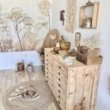 Craft cabinet with drawers