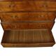 Antique mahogany commode, George III style, 19th century.