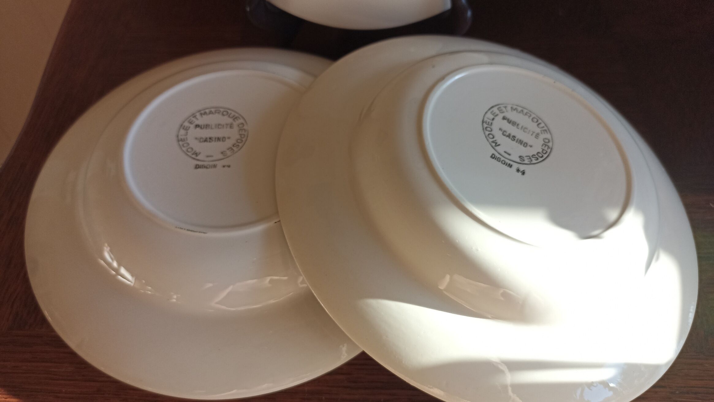 3 hollow plates Digoin - Casino