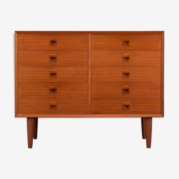 Brouer teak chest of drawers, 1960s