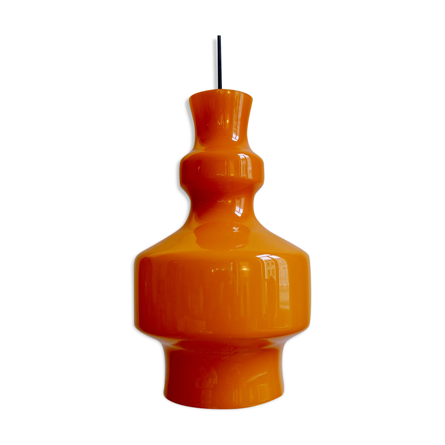 Opalin orange hanging lamp Raak Amsterdam