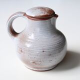 Sandstone milk pitcher by Jeanne and Norbert Pierlot, 60s