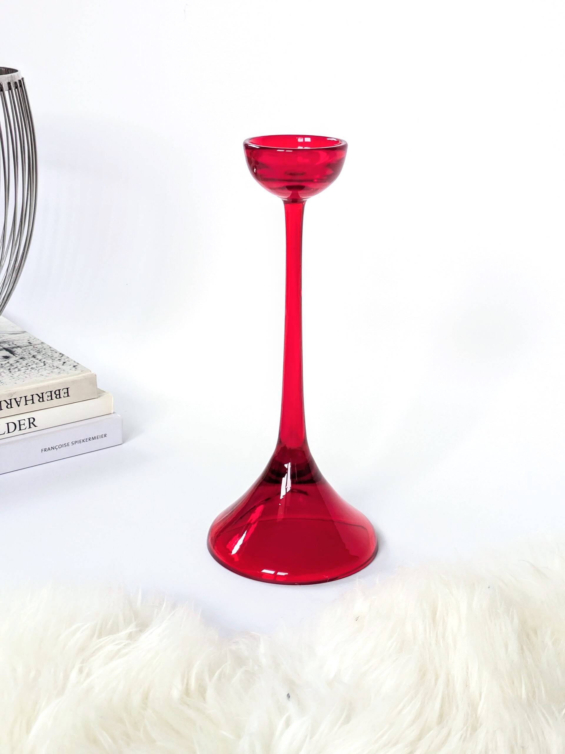 Glass candle holder | Cari Zalloni for WMF | 1970s