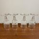 Set of 4 bistro glasses early XX century