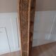 Rattan shelf vintage peacock style