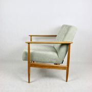 Vintage Danish Light Green Armchair, 1970s