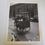 Robert Doisneau's black and white poster "Kiss Blottot" from 1950