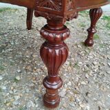 Pair of antique Louis XVI mahogany armchairs from the 19th century