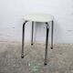 Tabouret chrome et skaï