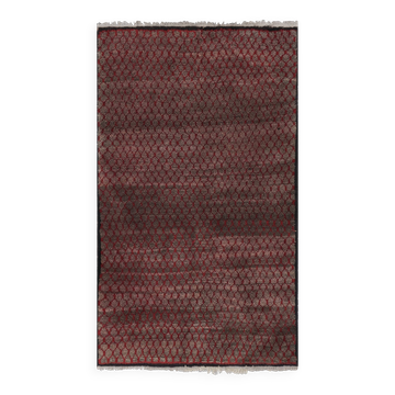 Tapis vintage turc de oushak tissé à la main 106x180 cm