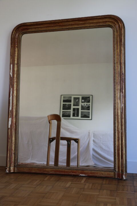 Miroir doré ancien