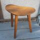 Tabouret tripode vintage en bois